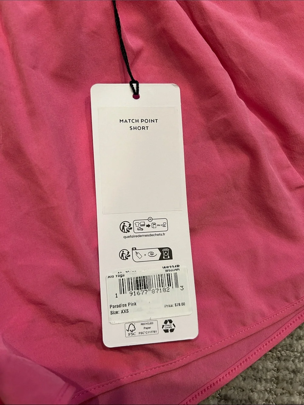 ALO Yoga lightweight pink